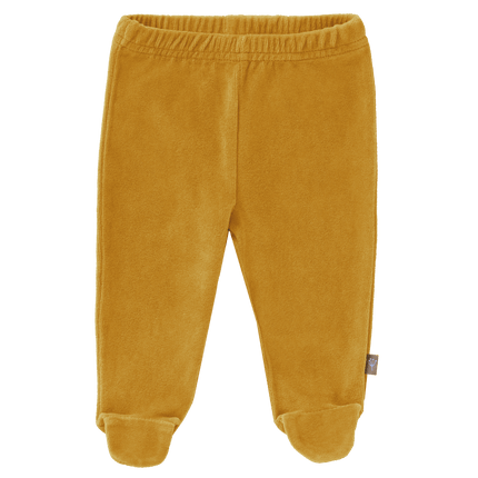 Fresk Baby Broekje Velours Met Voet Mimosa - Fresk - Babywinkel - 8720088953846