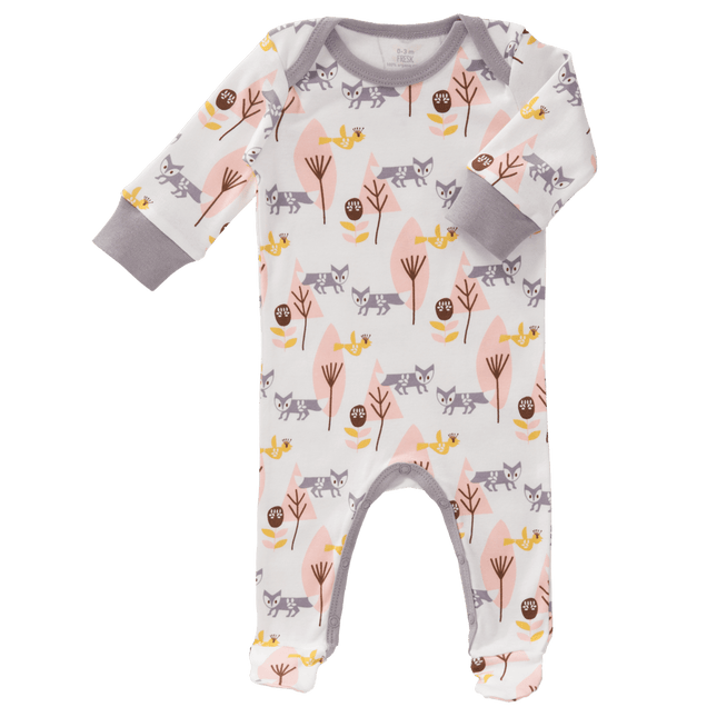 Fresk Baby Pyjama Met Voet Fox Pink - Fresk - Babywinkel - 8718754232685