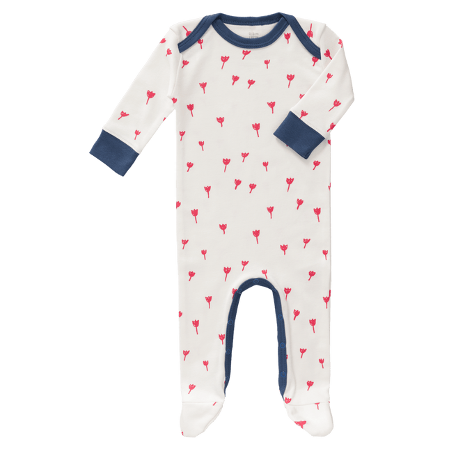 Fresk Baby Pyjama Met Voet Tulip Red - Fresk - Babywinkel - 8719638231640