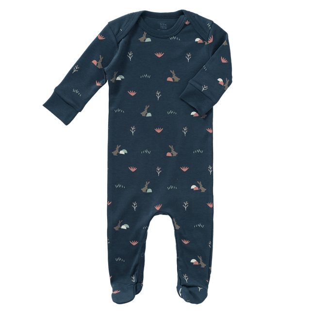 Fresk Baby Pyjama Rabbit Met Voeten Mood Indigo - Fresk - Babywinkel - 8720574692617