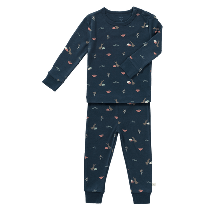 Fresk Baby Pyjama Rabbit Mood Indigo 2 - delig - Fresk - Babywinkel - 8720574692846