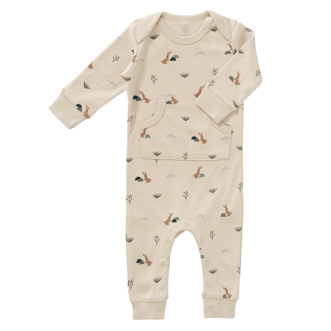Fresk Baby Pyjama Rabbit Sandshell - Fresk - Babywinkel - 8720574693539