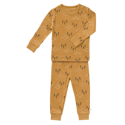 Fresk Baby Pyjama Woods Spruce Yellow 2 - delig - Fresk - Babywinkel - 8720574693249