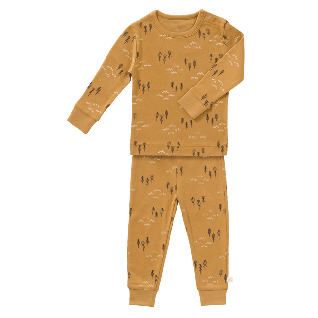 Fresk Baby Pyjama Woods Spruce Yellow 2 - delig - Fresk - Babywinkel - 8720574693249