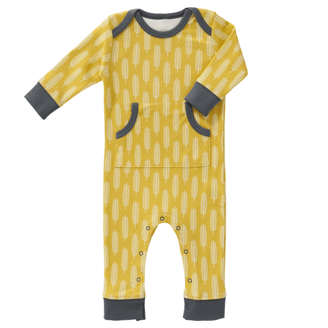 Fresk Baby Pyjama Zonder Voet Havre Vintage Yellow - Fresk - Babywinkel - 8718754238106