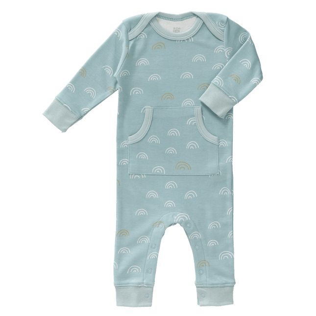 Fresk Baby Pyjama Zonder Voet Rainbow Ether Blue - Fresk - Babywinkel - 8719638230643