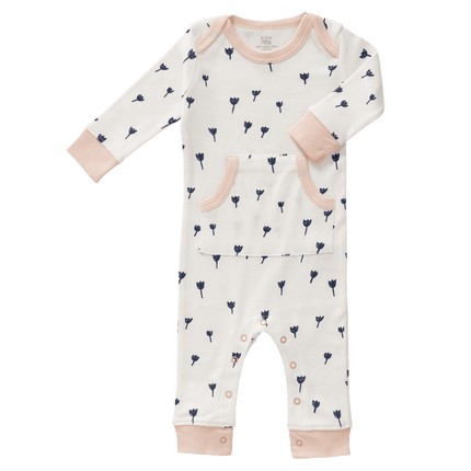 Fresk Baby Pyjama Zonder Voet Tulip Indigo Blue - Fresk - Babywinkel - 8719638231992
