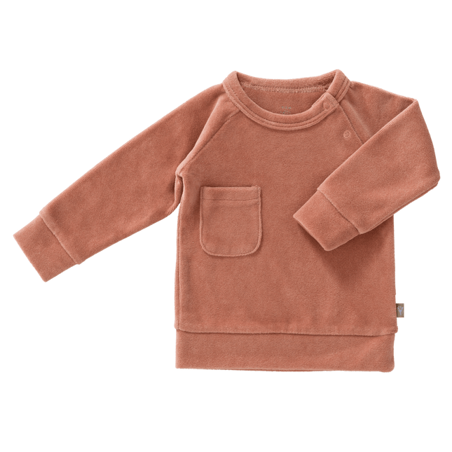 Fresk Baby Sweater Velours Ash Rose - Fresk - Babywinkel - 8720088954003