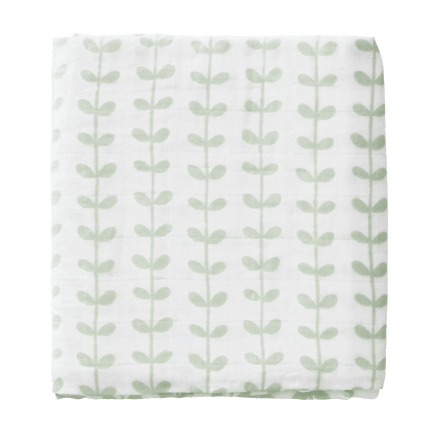 Fresk Hydrofiele Doek Leaves Mint 120cm 2st - Fresk - Babywinkel - 8718754239257