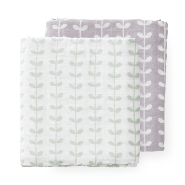 Fresk Hydrofiele Doek Leaves Mint 120cm 2st - Fresk - Babywinkel - 8718754239257