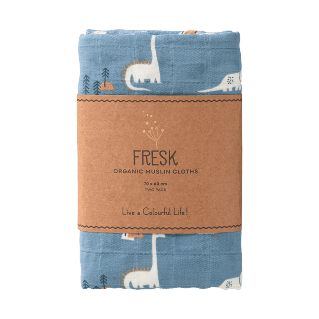 Fresk Inbakerdoek Dino Set 2St 70X60 Cm koop je bij Babywinkel