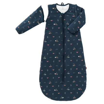 Fresk Slaapzak Baby Rabbit Met Afritsbare Mouw Mood Indigo 90cm - Fresk - Babywinkel - 8720574692549