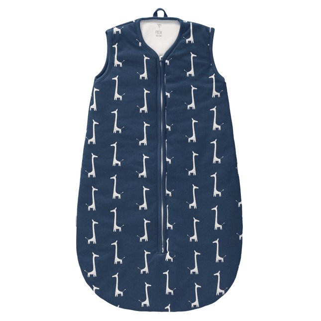 Fresk Slaapzak Baby Slaapzak Met Lichte Voering Giraf Indigo Blue - Fresk - Babywinkel - 8719638232852