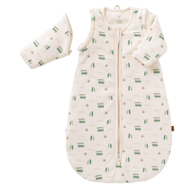 Fresk Slaapzak Baby Surf Boy Interlock Met Lichte Voering 60Cm - Fresk - Babywinkel - 8720874453666