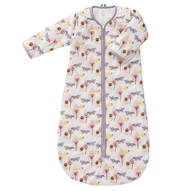 Fresk Slaapzak Baby Winterslaapzak Afristsbare Mouw Fox Pink koop je bij Babywinkel