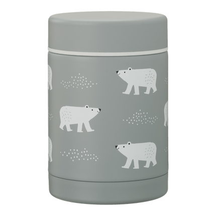 Fresk Thermosfles Food Jar Polar Bear 300ml - Fresk - Babywinkel - 8720088957912