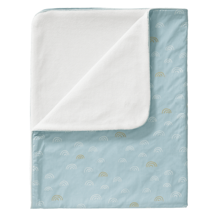 Fresk Wiegdeken Rainbow Ether Blue 80x100cm - Fresk - Babywinkel - 8719638232555