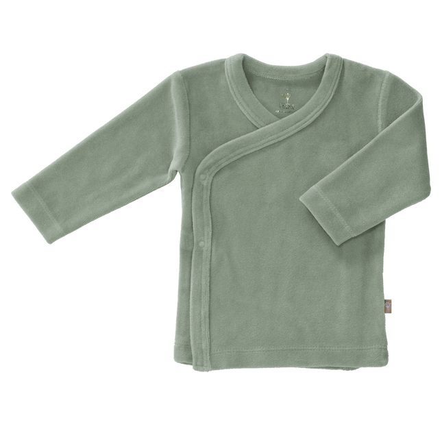 Fresk Wikkelvestje Velours Forest Green - Fresk - Babywinkel - 8720088954355