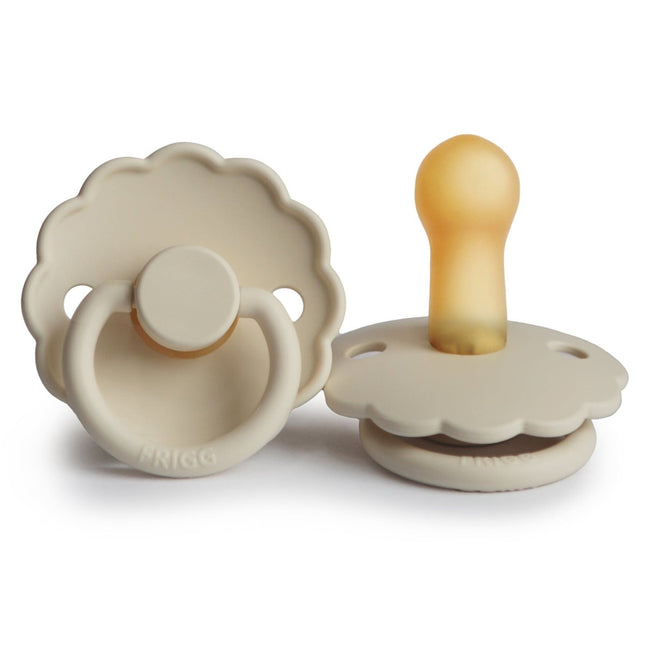 Frigg Speen Maat 1 Daisy Cream Latex - Frigg - Babywinkel - 5715239213590
