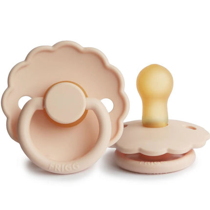 Frigg Speen Maat 1 Daisy Pink Cream Latex - Frigg - Babywinkel - 5715239213729