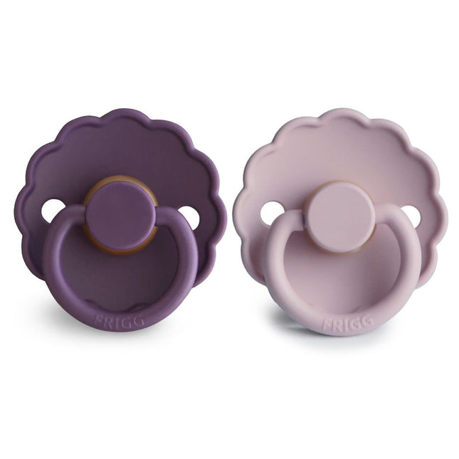 Frigg Speen Maat 1 Daisy Violet Dream/Soft Lilac Latex 2St koop je bij Babywinkel