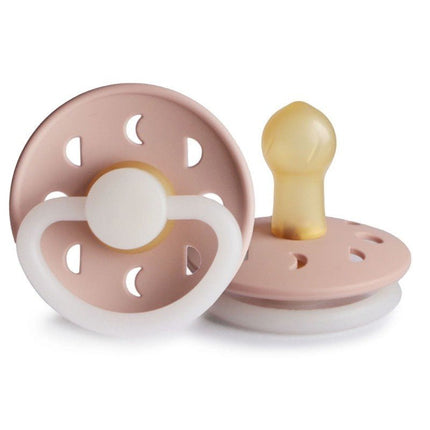 Frigg Speen Maat 1 Moon Night Blush Latex - Frigg - Babywinkel - 5715239019475