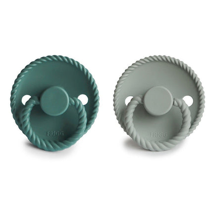Frigg Speen Maat 1 Rope Sage/Vintage Green Silicone 2 - Pack - Frigg - Babywinkel - 5715239021928