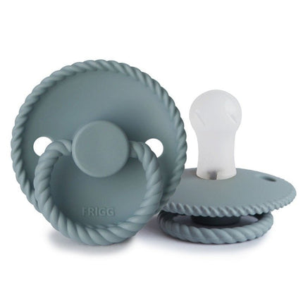 Frigg Speen Maat 1 Rope Stone Blue Silicone - Frigg - Babywinkel - 5715239014081