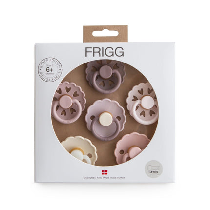 Frigg Speen Maat 2 Blooming Love Latex 6St - Frigg - Babywinkel - 5715239029467