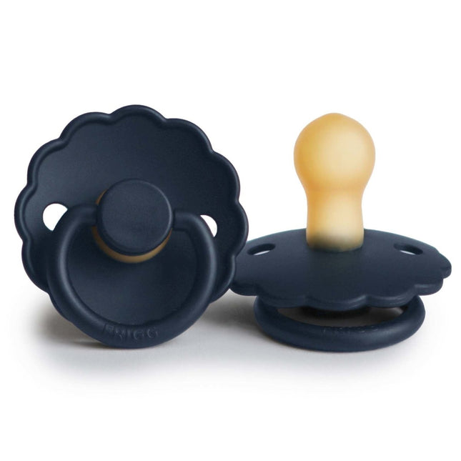 Frigg Speen Maat 2 Daisy Dark Navy Latex - Frigg - Babywinkel - 5715239223612