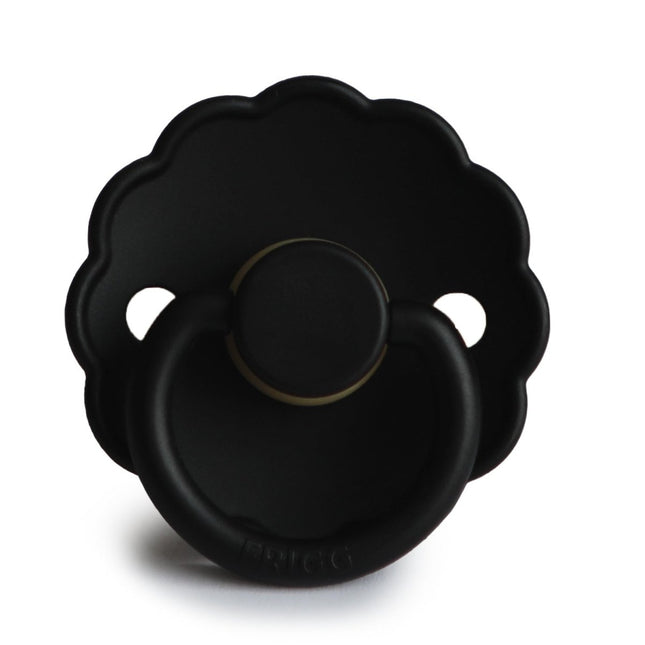 Frigg Speen Maat 2 Daisy Jet Black Latex - Frigg - Babywinkel - 5715239223650