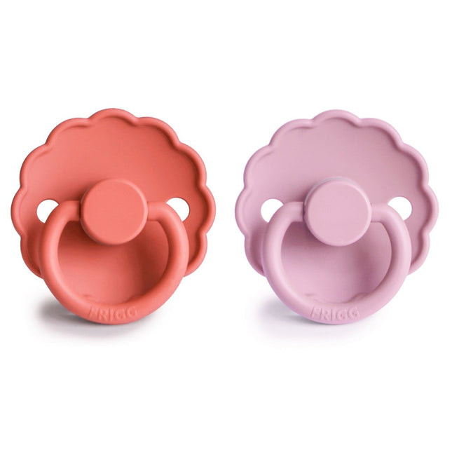 Frigg Speen Maat 2 Daisy Poppy/Lupine Silicone 2 - Pack - Frigg - Babywinkel - 5715239026619
