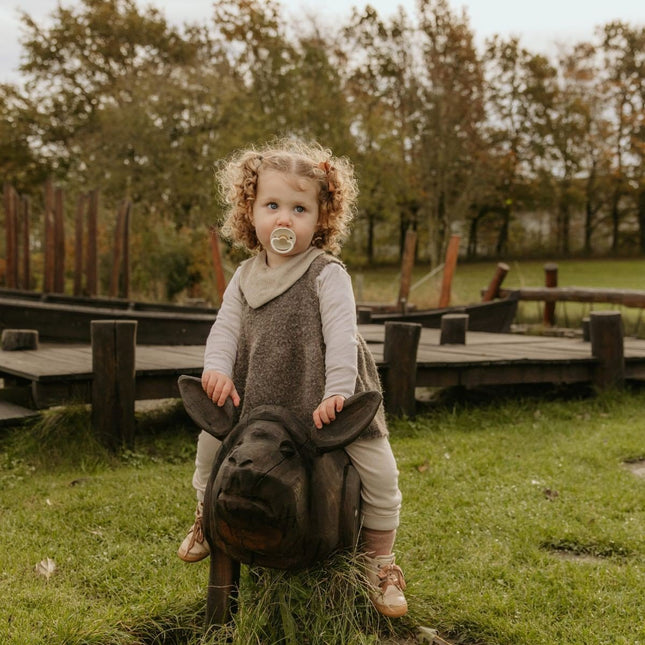 Frigg Speen Maat 2 Little Viking Cocoa / Cream Silicone 2St koop je bij Babywinkel