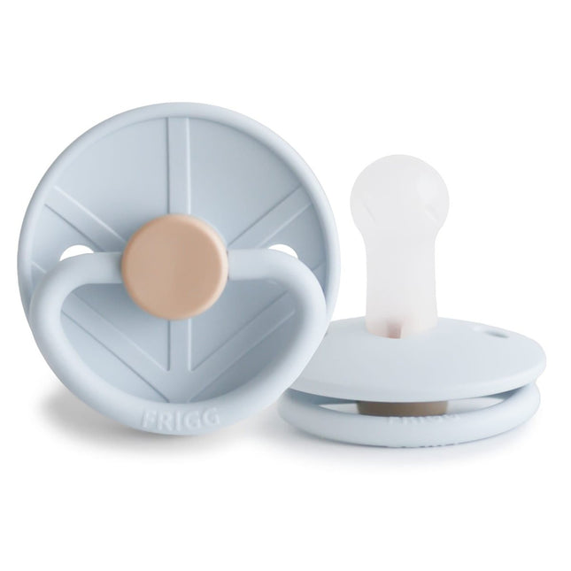Frigg Speen Maat 2 Little Viking Knud Powder Blue Silicone - Frigg - Babywinkel - 5715239025551