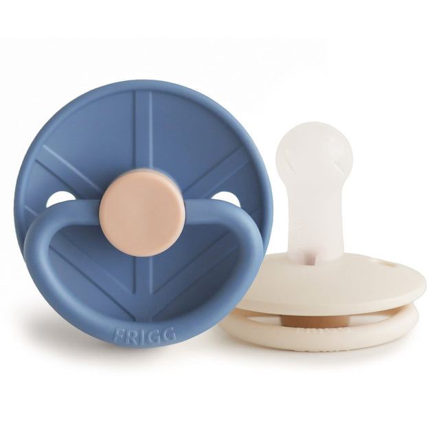 Frigg Speen Maat 2 Little Viking Ocean View/Cream Silicone 2St koop je bij Babywinkel