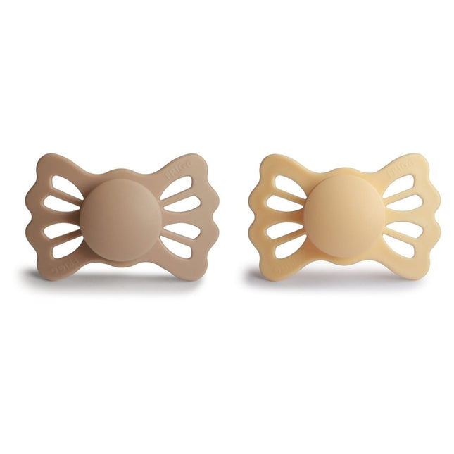 Frigg Speen Maat 2 Lucky Pale Doffodil/Silky Satin Silicone 2 - Pack - Frigg - Babywinkel - 5715239022468
