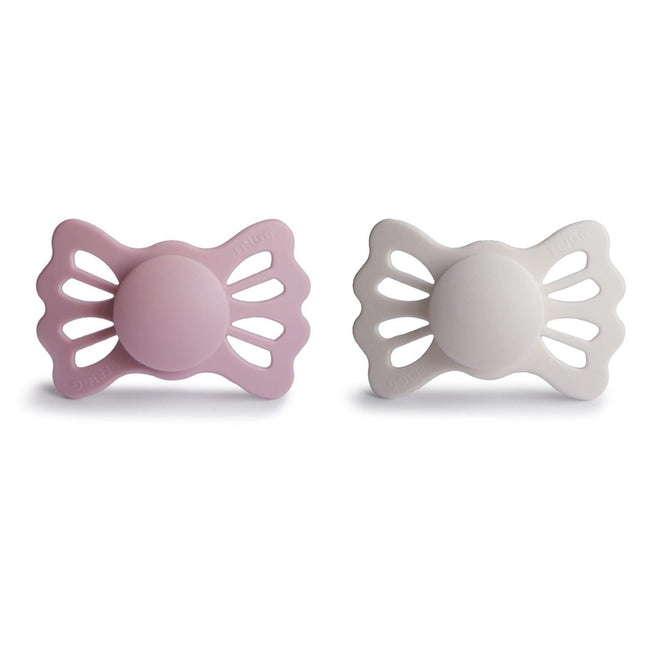 Frigg Speen Maat 2 Lucky Primrose/Silver Gray Silicone 2 - Pack - Frigg - Babywinkel - 5715239022284