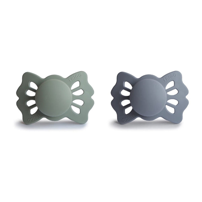 Frigg Speen Maat 2 Lucky Sage/Silver Gray Silicone 2 - Pack - Frigg - Babywinkel - 5715239022383