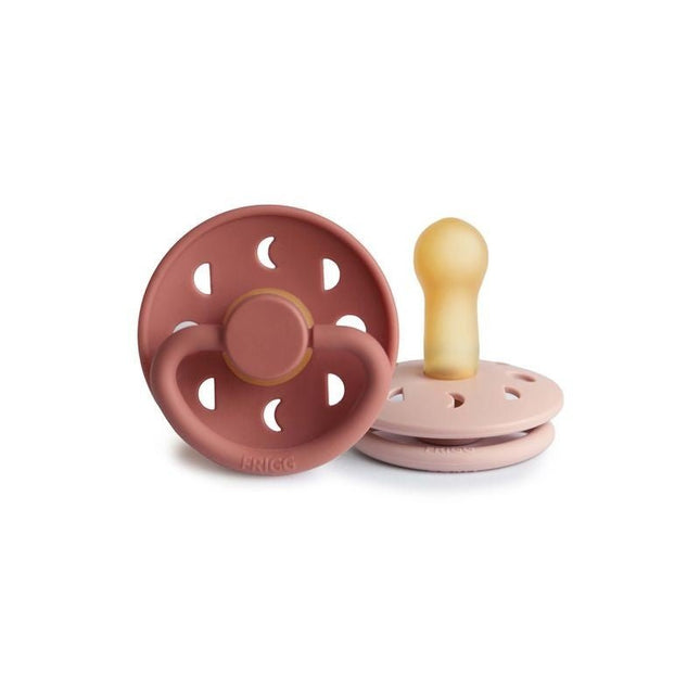 Frigg Speen Maat 2 Moon Blush/Powder Blush Latex 2 - Pack - Frigg - Babywinkel - 5715239624990