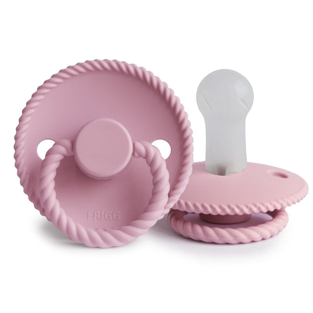 Frigg Speen Maat 2 Rope Baby Pink Silicone - Frigg - Babywinkel - 5715239021676