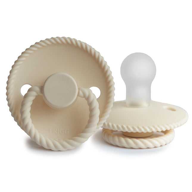 Frigg Speen Maat 2 Rope Cream Silicone - Frigg - Babywinkel - 5715239012452