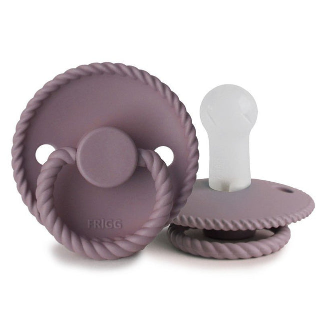 Frigg Speen Maat 2 Rope Twilight Mauve Silicone - Frigg - Babywinkel - 5715239014128