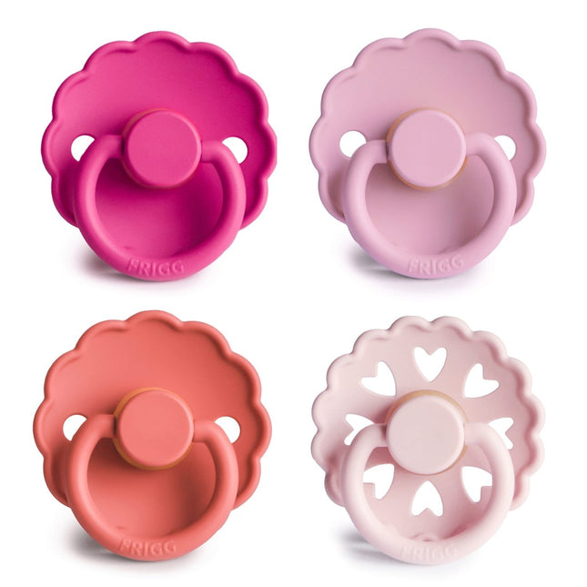 Frigg Speen Maat 2 Rosy Romance Latex 4St - Frigg - Babywinkel - 5715239029542