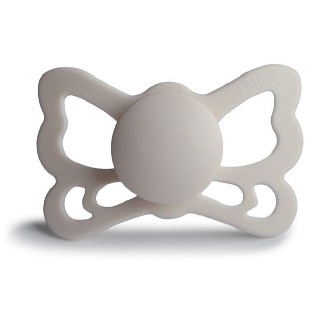 Frigg Speen Maat 2 Vlinder Grijs Silicone - Frigg - Babywinkel - 5715239018393