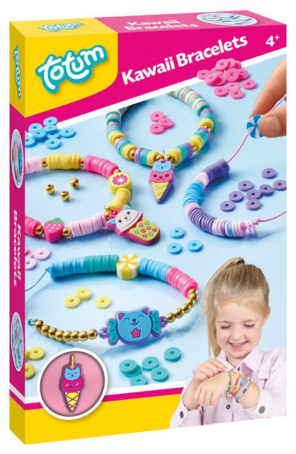 Gekleurde Knutselset Kawaii Armbanden Maken 4st - Babywinkel - 8714274029835