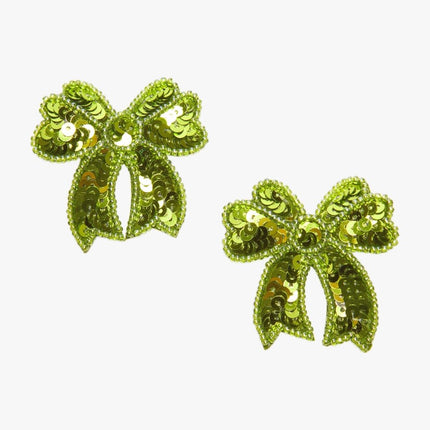 Haarspeldjes Strik Groen 2st koop je bij Babywinkel