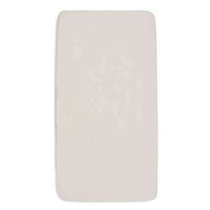 Hoeslaken Jersey 70/75x140/150cm - Oatmeal - Babywinkel - 8717329400528