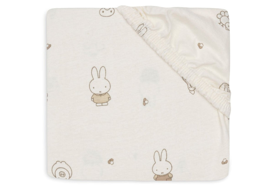 Hoeslaken - Jersey - Nijntje Family Farm 70/75x140/150 cm koop je bij Babywinkel