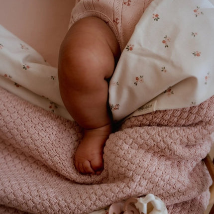 Hoeslaken ledikant - Pure Blossom - Babywinkel - 8721122583968
