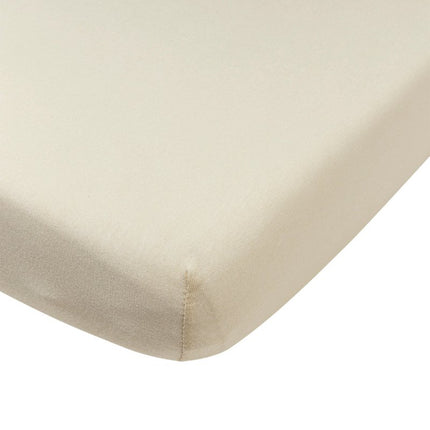 Hoeslaken wieg jersey Uni - soft sand - 40x80/90cm - Babywinkel - 4054703502107